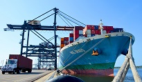 JAXPORT - largest containership to ever call a Florida port-sm